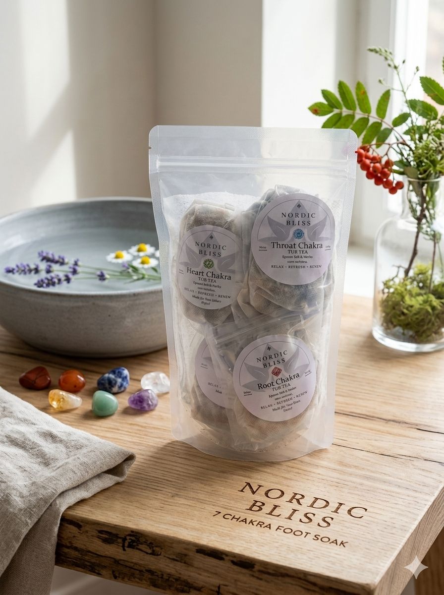 7 Çakra Ayak Banyosu – 7'li Mineral Ritüel Seti, 7 x 50 g